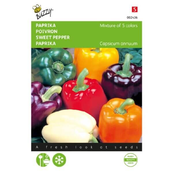 Paprika - farbenmischung