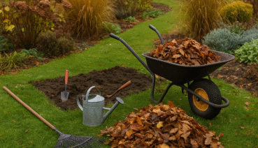 Gartenarbeit im November