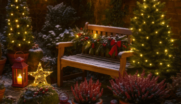 Weihnachtsgarten in Wiesbaden