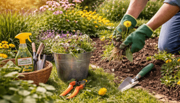 Garten im Frühjahr vorbereiten – Unkraut im Beet entfernen und Garten für die Saison vorbereiten
