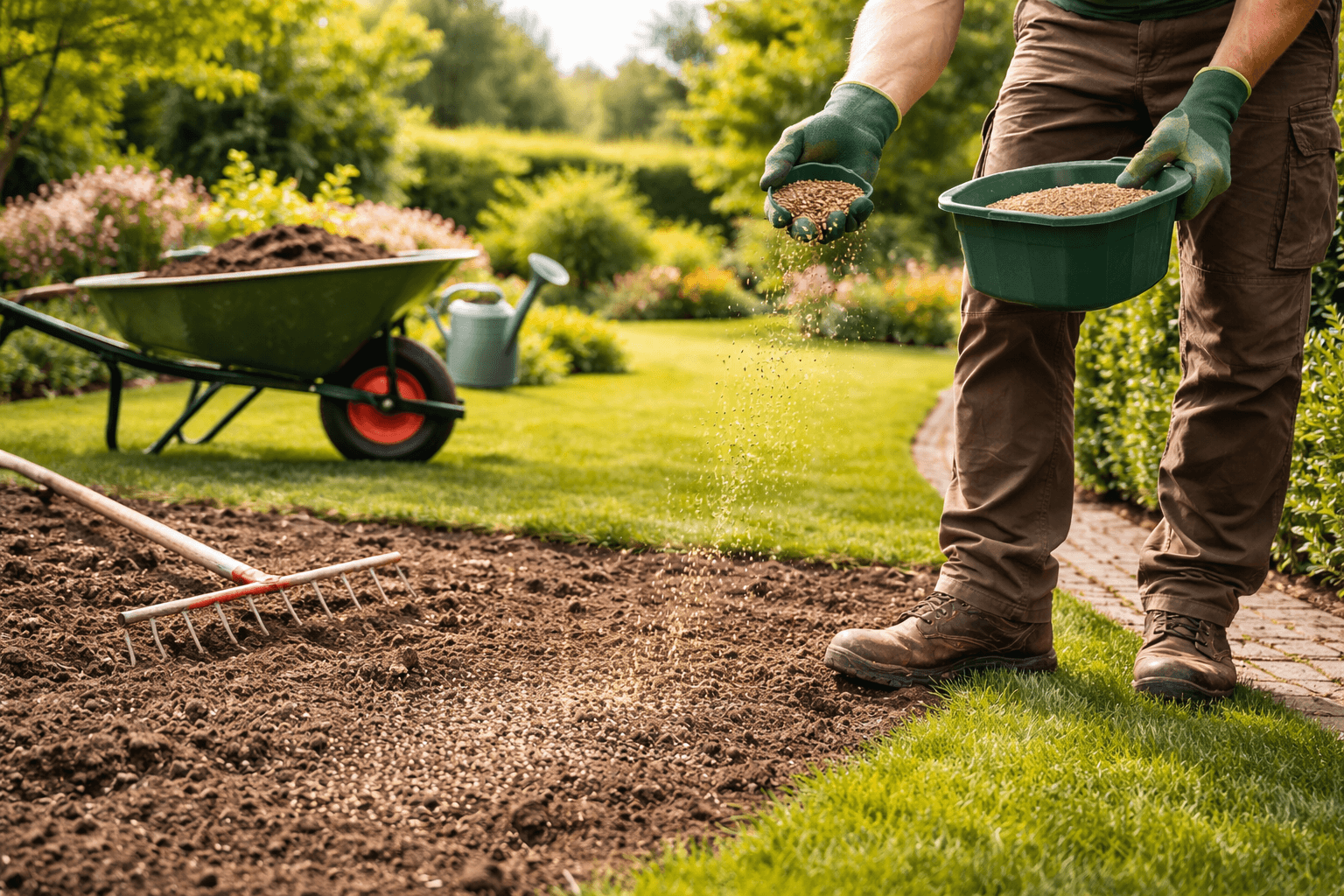 Rasen neu anlegen – Schritt für Schritt zur perfekten Grünfläche